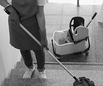 Nettoyage d'escaliers