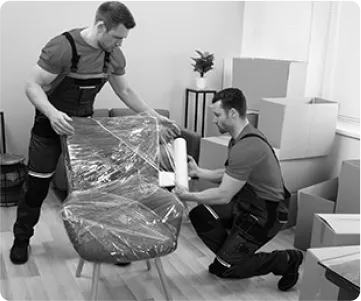 Désemballage d'une chaise